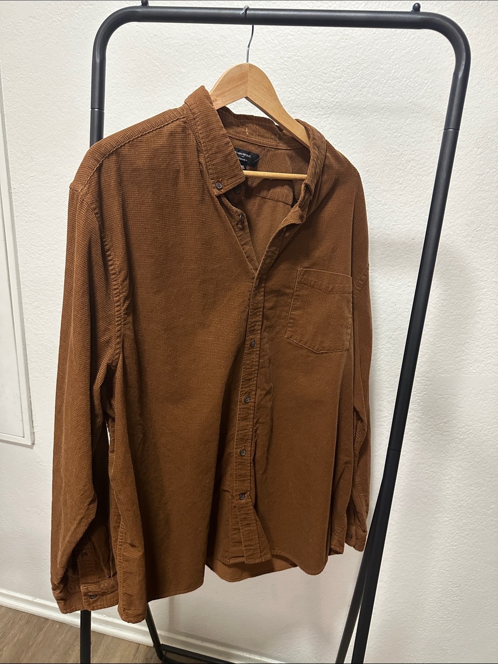 Banana Republic Corduroy Shirt in hWarm Brown